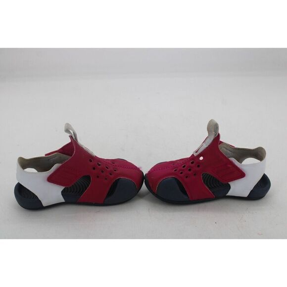 Nike Sunray Protect 2 (PS) Sandals 943827-604 Fireberry/Football Grey Size 5c - Picture 7 of 11